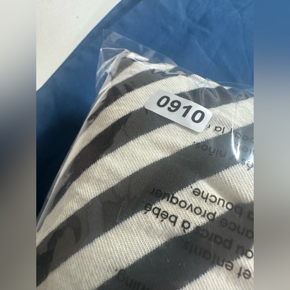 Gudrun Sjoden Black and White Chevron Dress Size Small Cotton T-Shirt EUC - Picture 8 of 8